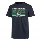 NCAA Notre Dame T Shirt M Navy Fighting Irish Stripe Retro Men's Medium New