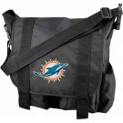 NFL Miami Dolphins Premium Diaper Bag With Changing Pad Baby Shower Black Logo