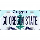 NCAA Go Oregon State License Plate Background Beavers Metal Tag Wall Sign New