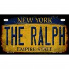 NFL Buffalo Bills The Ralph License Plate Tag Metal Yellow Sign Retro Logo New