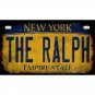 NFL Buffalo Bills The Ralph License Plate Tag Metal Yellow Sign Retro Logo New