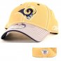 Reebok  Rams Hat Cap Blue And Tan Los Angeles Football NFL Super Bowl Stafford