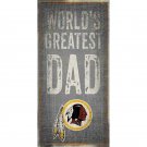 Commandeers Dad Sign Worlds Greatest Wooden Man Cave Wall Distressed Washington
