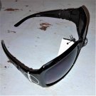 Women's Retro Sunglasses Block Logo Peace Sign UV Protection New Chic