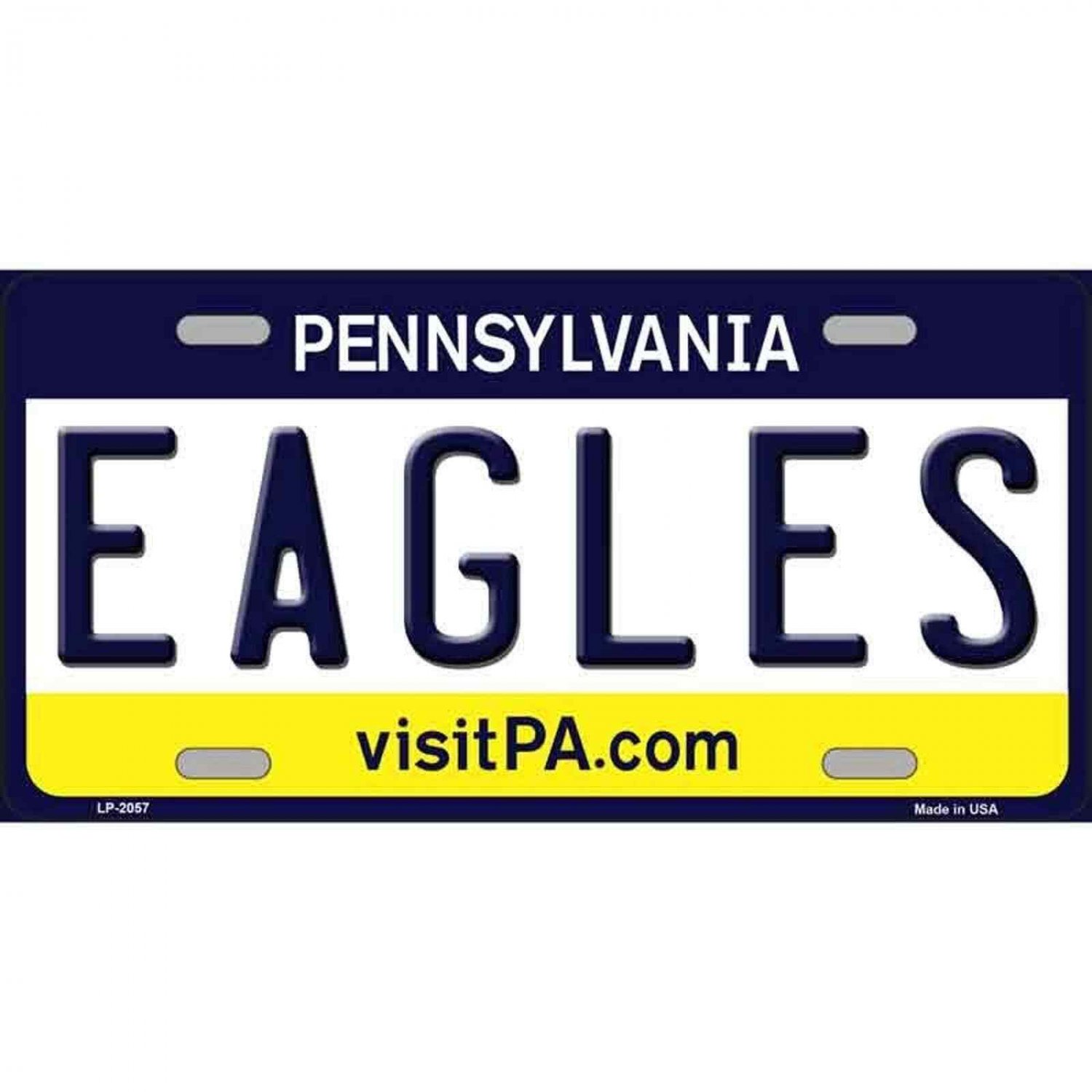 NFL Philadelphia Eagles License Plate Metal Auto Sign Wall PA New Retro