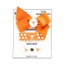 Texas Longhorns 4 Piece Hair Accessory Set, Hair Bow Barrette Hair Ties