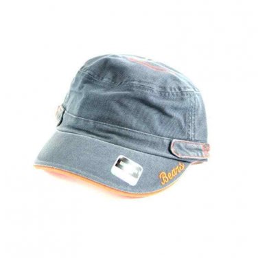 NFL Bears Reebok Hat Women's Military Cadet Style Chicago Cap Logo New