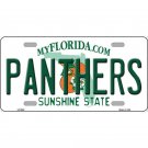 NHL Panthers Fan License Plate Wall Hockey Florida Retro Auto Sign Metal New