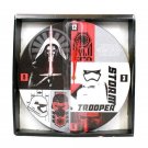 Star Wars Wood Clock 13.5" The Force Awakens  Battery Powered Wood Wall NEW