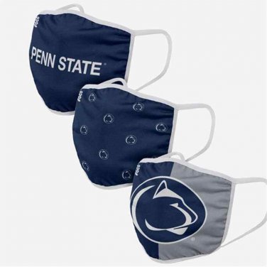 Penn State Face Cover 3-Pack Nittany Lions NCAA Reusable