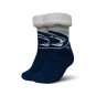 NCAA Penn State Slipper Socks Logo Tall Footy Nittany Lions Navy Soft Women New