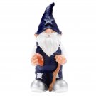 NFL Cowboys Male Gnome Caricature Statue 11.5" Resin Blue Garden Dallas Figurine