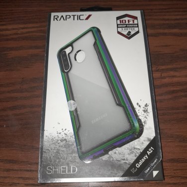 Raptic SHIELD Cell Phone Case For Galaxy A21 10Ft Drop Tested Military Grade New