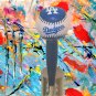 MLB Los Angeles Dodgers  Beer Tap Handle Kegerator Pub Style Baseball Candlestick   Wood