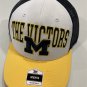 NCAA Wolverines Hat Blockhead MVP Mesh Snapback New Embroidered White Michigan