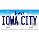 NCAA Iowa City Metal License Plate Hawkeyes Football Athens New Big Ten Sign