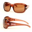 Women's  Arkansas Razorback Polarized Sunglasses Logo Brown NCAA
