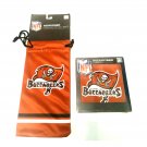 NFL Tampa Bay Buccaneers Sunglass cloth and Sunglass Bag Combo