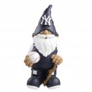 New York Yankees Male Gnome Caricature Statue 11.5" Resin Walking Stick