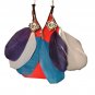 MLB Tampa Bay Rays Feather Earrings FLA J Hook Jewelry Blue Baseball Logo