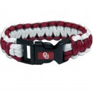 NCAA Oklahoma Sooners Survival Bracelet Paracord 9" Outdoor Survivor  Big 12