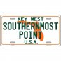 Key West Florida License Plate State Background Metal Tag   New FL Travel