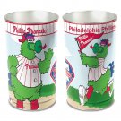 MLB Philadelphia Phanatic Retro Trash Can Metal Office Dorm Man Cave  New