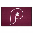 MLB Philadelphia Phillies Mat Retro Rugs 19" x 30" 1970's New Carpet Rectangle