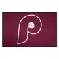 MLB Philadelphia Phillies Mat Retro Rugs 19" x 30" 1970's New Carpet Rectangle