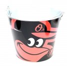 MLB Baltimore Orioles Aluminum Beer Bucket Full 5qt Barware New