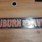 NCAA AUBURN TIGERS METAL STREET SIGN 24" X 5" AVENUE WALL ART ACC