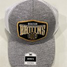 Boston Bruins NHL Charcoal Hat Adjustable MVP Mesh Snapback New