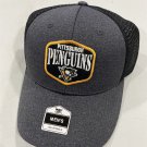 NHL Pittsburgh Penguins Charcoal Hat Adjustable MVP Mesh Snapback New