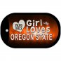This Girl Loves Oregon State Beavers Necklace Dog Tag Metal New Chain Jewelry NCAA