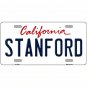 Stanford Cardinal License Plate State Background Metal Tag  New
