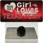 Texas Tech Red Raiders Hat Pin Tag This Girl Metal Backpack  NCAA New 1.5"x.75"