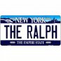 NFL Buffalo Bills Ralph License Plate Tag Metal White Sign Retro NY Old Logo New