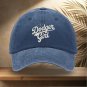 Dodger Girl LA Baseball Cap Navy Women's Adjustable Hat New