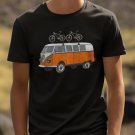 Retro VW Camper T Shirt XL Men's Black Surf Culture Groovy 70s New Boho Unisex