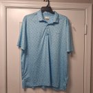 GREG NORMAN “PLAY-DRI” MEN’S DRI-FIT GOLF POLO SIZE XXL BLUE LIGHT