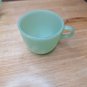 Anchor Hocking Fire King Jadeite Restaurant Ware Coffee Mugs Set of 2