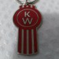 1 Keychain for Kenworth Motors Semi Trucks Red Silver Pewter Key Tag Novelty