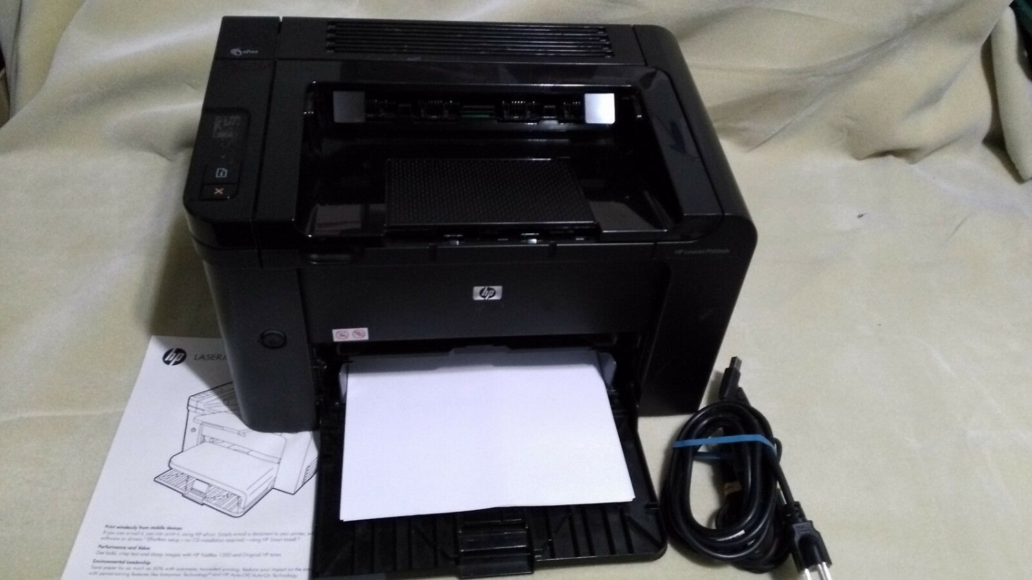 HP LaserJet Pro P1606dn Wireless Ethernet USB Workgroup Laser Printer CE749A