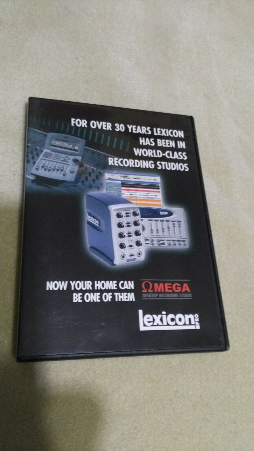 Lexicon Omega Desktop Recording Studio and Protracks. Preowned