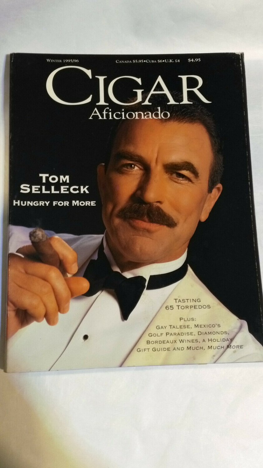 Cigar Aficionado Winter 1995/1996 Tom Selleck