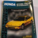 Chilton's Repair Manual Honda Accord/Prelude 1984-95(30150) ISBN 080198680X