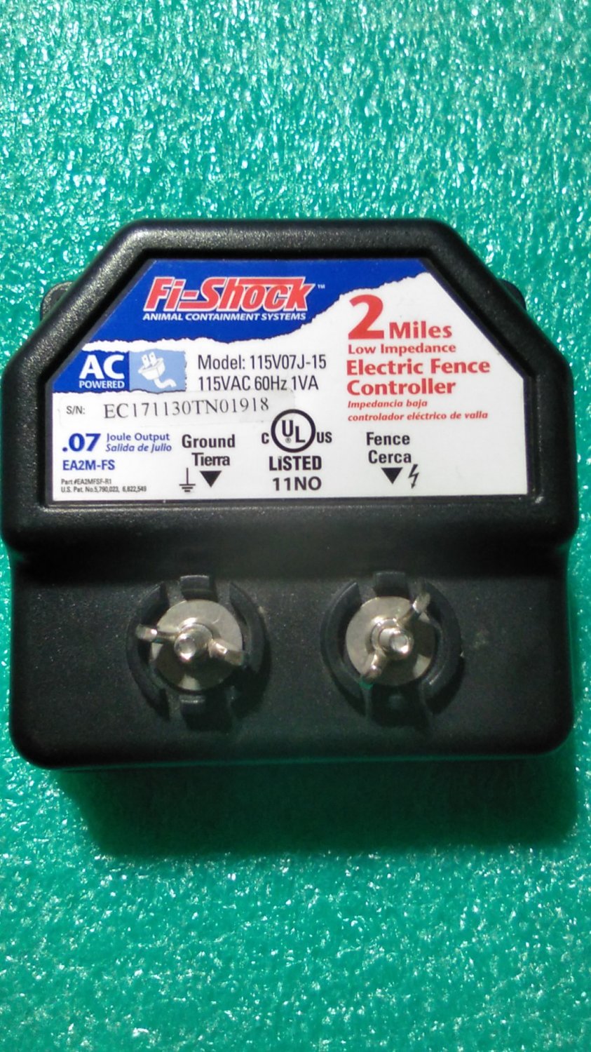 FI SHOCK EA2M-FS 2 MILE ELECTRIC FENCE CONTROLLER ANIMAL CONTAINMENT SYSTEM