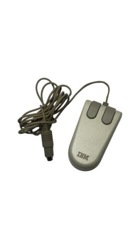 Vintage IBM 2-Button Trackball PS/2 Personal Computer PC Mouse Model 6450350