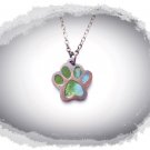 Copper Pendant - Cat's Footprint
