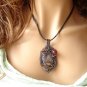 Necklace - Wirewrapping pendant with Agate